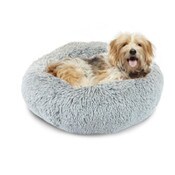 Wholesale - 24" GREY ROUND PET BED C/P 10, UPC: 192598552181